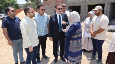 محافظ المنوفية يزور المدارس الجديدة