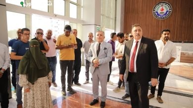 الشاذلي وحنيجل يزوران جامعة السويس الأهلية لاستعداد العام الأول