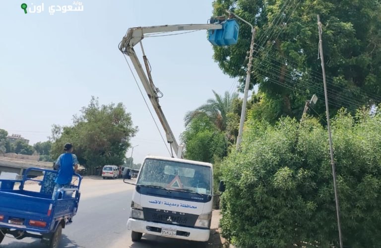 إنارة جديدة بالطريق السريع