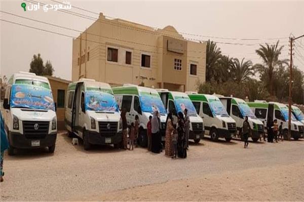 قافلة حياة كريمة توفر خدمات طبية مجانية لقرية صفط الغربية