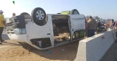 حادث طريق القاهرة الفيوم