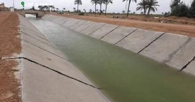 تبطين الترع يحقق إنجازات كبيرة في حل أزمات الزراعة بمحافظة دمياط