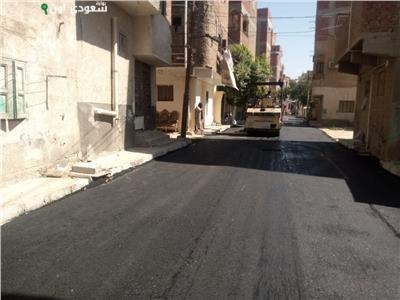 تطوير البنية التحتية ورفع كفاءة الطرق بالإسماعيلية مستمر
