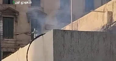 إخماد حريق محدود أعلى محطة كهرباء بالإسكندرية بدون إصابات