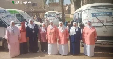 تقديم 3330 خدمة طبية وفحص أكثر من 1100 مواطن ببني سويف