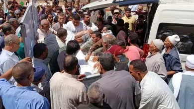 مراسم صلاة الجنازة لوالد محمد الشناوي حارس الأهلي فيديو