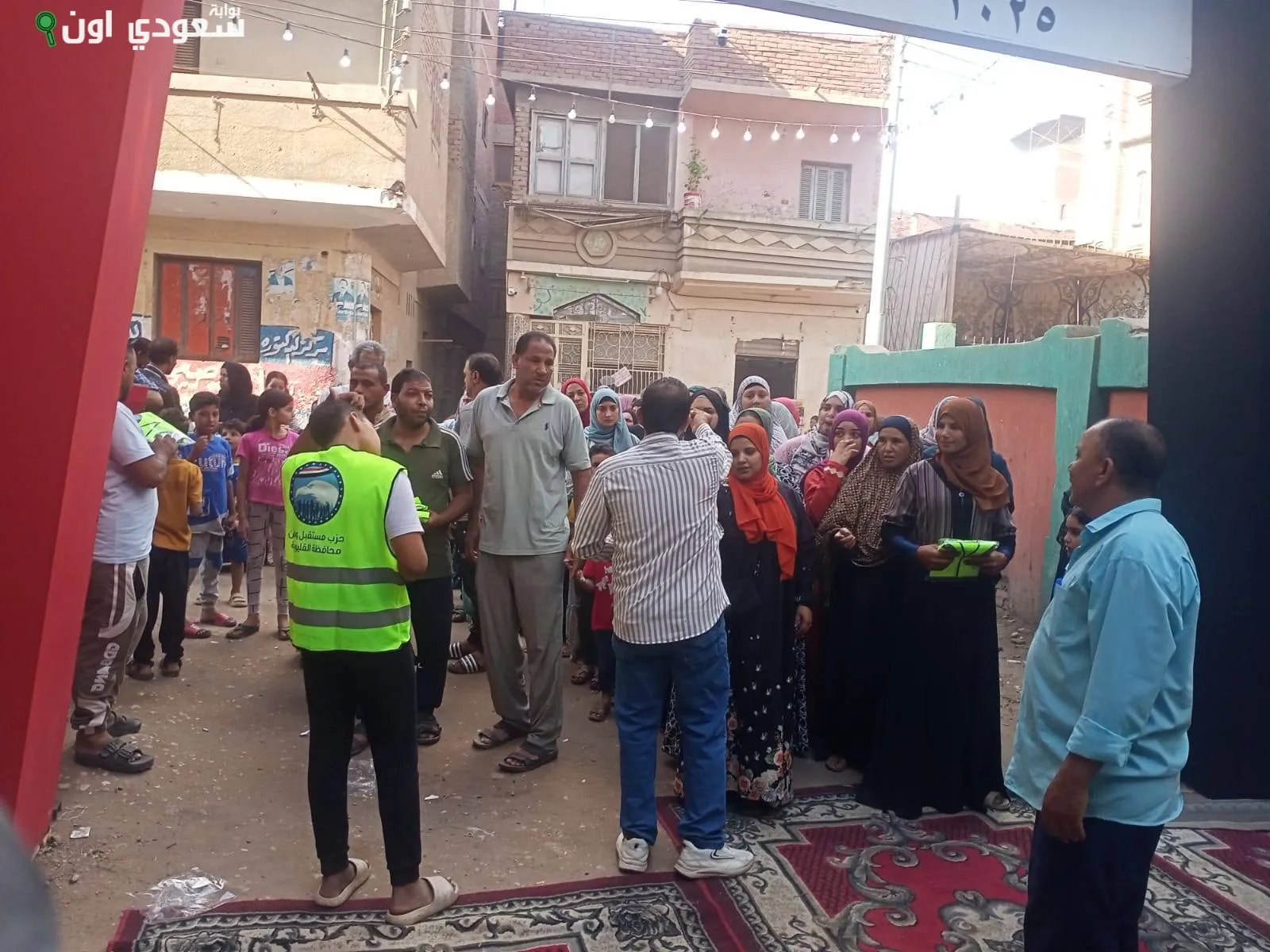 ازدحام أمام مراكز اقتراع انتخابات مجلس الشيوخ 2025 في شبين القناطر بالقليوبية