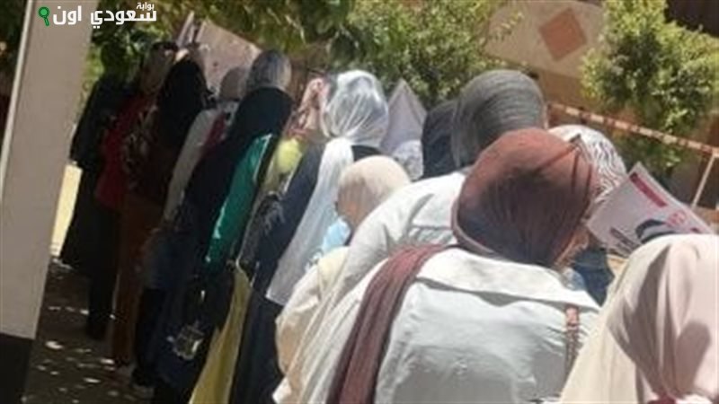 توافد كبير للسيدات على اللجان الانتخابية في مركز ساقلته بسوهاج اليوم