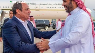 السيسي يغادر نيوم ومحمد بن سلمان في مقدمة مودعيه