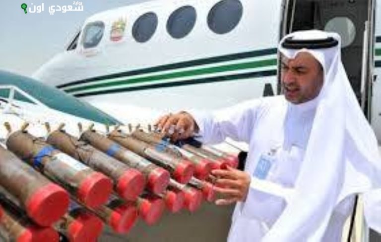 مطر غزير في رماح بعد عملية استمطار ناجحة وسط حرارة مرتفعة