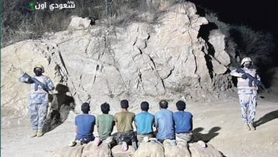جازان: القبض على ستة مخالفين