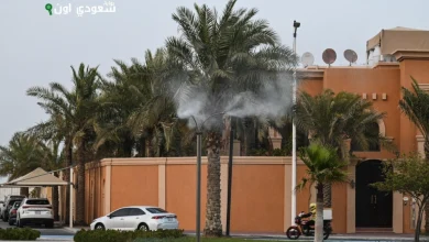إطلاق نظام "الرذاذ المائي" في حدائق ومضامير المشي العامة بمدينة الظهران