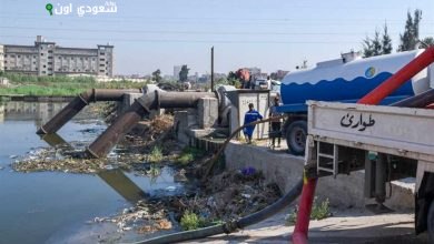 ارتفاع منسوب مياه مصرف زهرة نتيجة عطل كهربائي