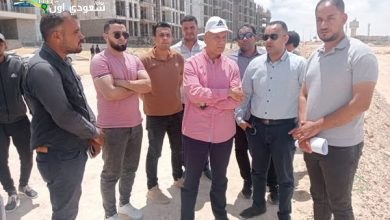 مسئولو الإسكان يقومون بتفقد مشروعات القرى السياحية الجارية