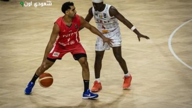 منتخب مصر لكرة السلة أمام السنغال