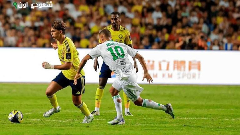 خسارة فريق النصر في نهائي كأس السوبر السعودي أمام الأهلي