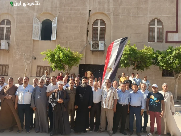 كنيسة مار جرجس بالإسماعيلية تنظم مسيرة للتشجيع على المشاركة في الانتخابات المقبلة