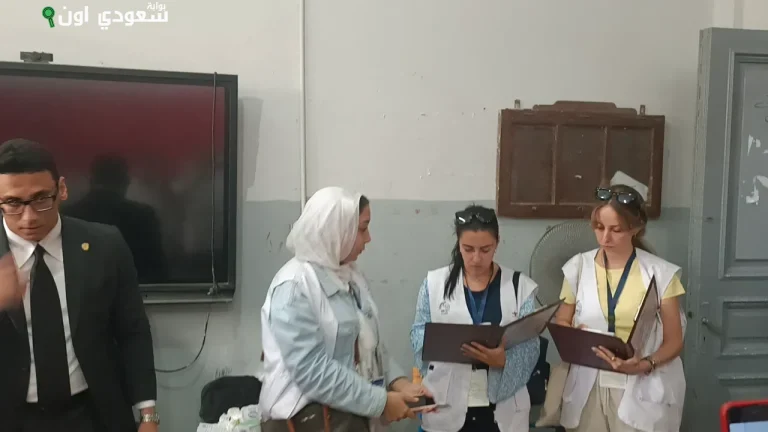 متابعة وفد دولي لعملية انتخابات الشيوخ بلجنة المنوفية