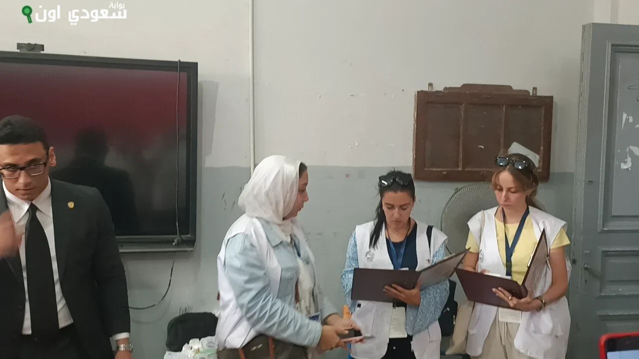 متابعة وفد دولي لعملية انتخابات الشيوخ بلجنة المنوفية