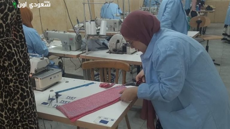 مديرية العمل بسوهاج تقدم دورة مجانية للفتيات بالمنطقة الصناعية