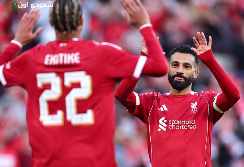 صلاح في تشكيل ليفربول الأساسي أمام كريستال بالاس اليوم