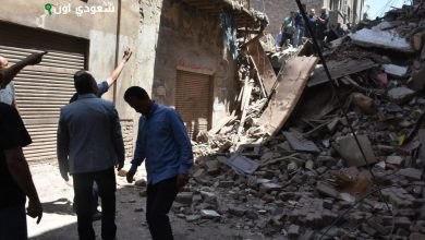 انهيار عقار في الزقازيق, محافظ الشرقية يتفقد الحادث, رفع أنقاض العقار المنهار, سيارات الإسعاف في الزقازيق, إجراءات الطوارئ للمستشفيات