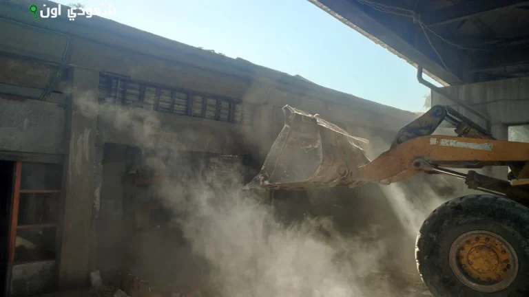 إزالة الورش المخالفة تحت كوبرى أبيس بالإسكندرية