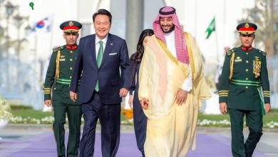 ولي العهد والرئيس الكوري يتبادلان الحوار