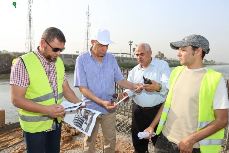 محافظ المنيا يتفقد تقدم أعمال كوبرى عزب التل بديرمواس