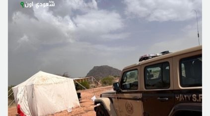 ضبط مواطن لمخالفته قوانين التخييم بمحمية الإمام فيصل بن تركي