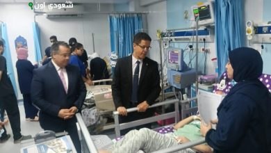 رئيس جامعة بنها يقوم بجولة مفاجئة في المستشفيات الجامعية