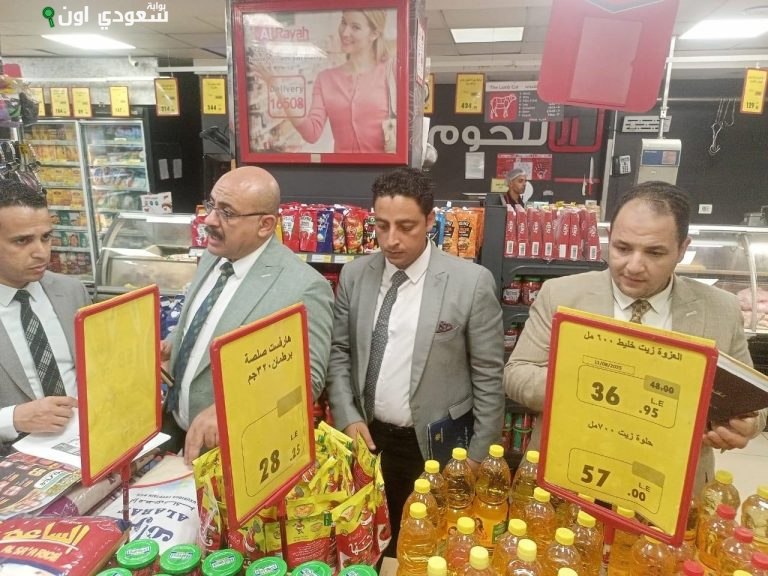 تموين المنيا تواصل حملاتها الضبطية وتقوم بضبط 318 مخالفة