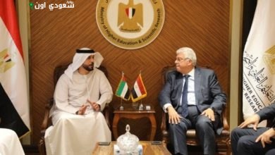 رئيس جامعة الإسكندرية يستقبل وفدًا إماراتيًا لبحث فتح فرع بأبوظبي