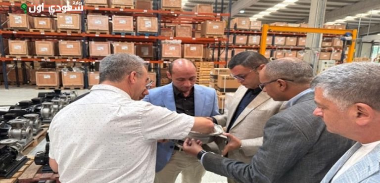 وزير الإسكان يقوم بزيارة مصنع هيدرو للطلمبات بإسبانيا