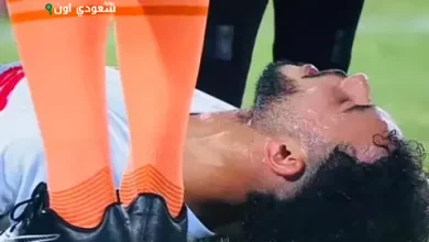 إصابة نبيل عماد في مباراة الزمالك ضد المقاولون العرب