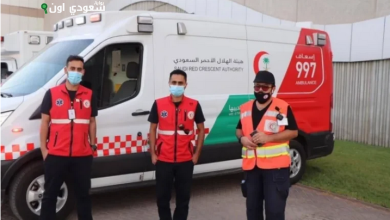 الهلال الأحمر السعودي في نجران يرفع مستوى التأهب مع حالة المطر
