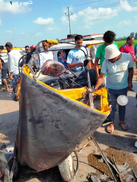 حادث مؤسف يودع عروس ووالدتها في كفر الشيخ