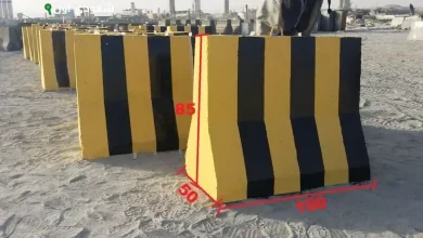 إلزام المقاولين بتركيب ألواح فوق الحواجز الخرسانية