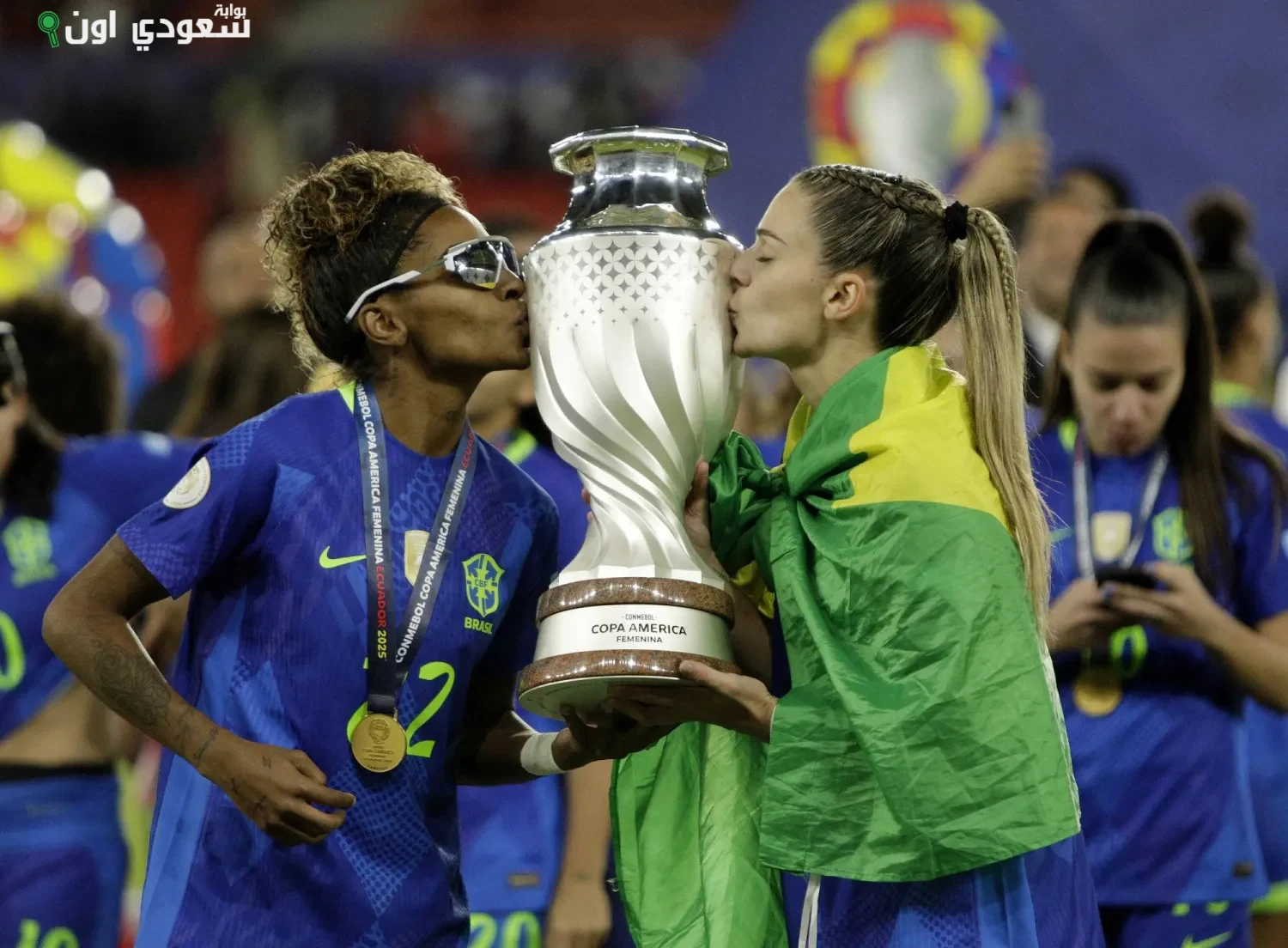 سيدات البرازيل ترفع كأس كوبا أمريكا