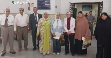 نائب رئيس جامعة بنها تتفقد معامل التنسيق بكليتي الآداب والتجارة