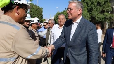 وزير البترول يتفقد بدء تجارب التشغيل لسفينة التغييز إنرجوس فورس