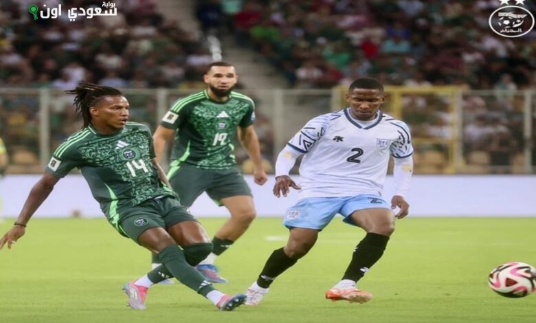 الجزائر تهزم بوتسوانا