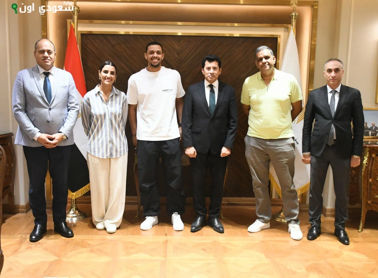 وزير الرياضة يستقبل رئيس اتحاد الإسكواش ومصطفى عسل وزير الرياضة يستقبل رئيس اتحاد الإسكواش ومصطفى عسل