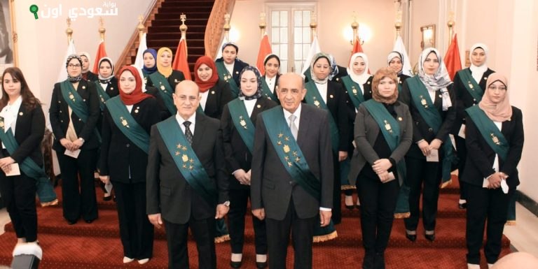 قاضيات يؤدين اليمين القانونية بمجلس الدولة