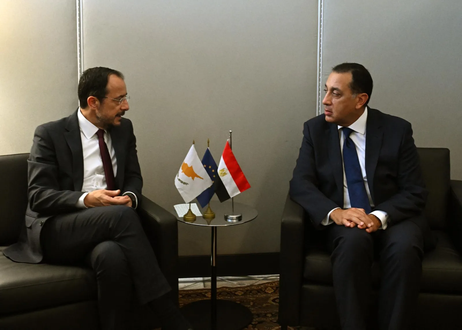 مدبولي يلتقي رئيس جمهورية قبرص