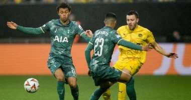 التعادل السلبي يحسم الشوط الأول بين توتنهام وبودو غليمت