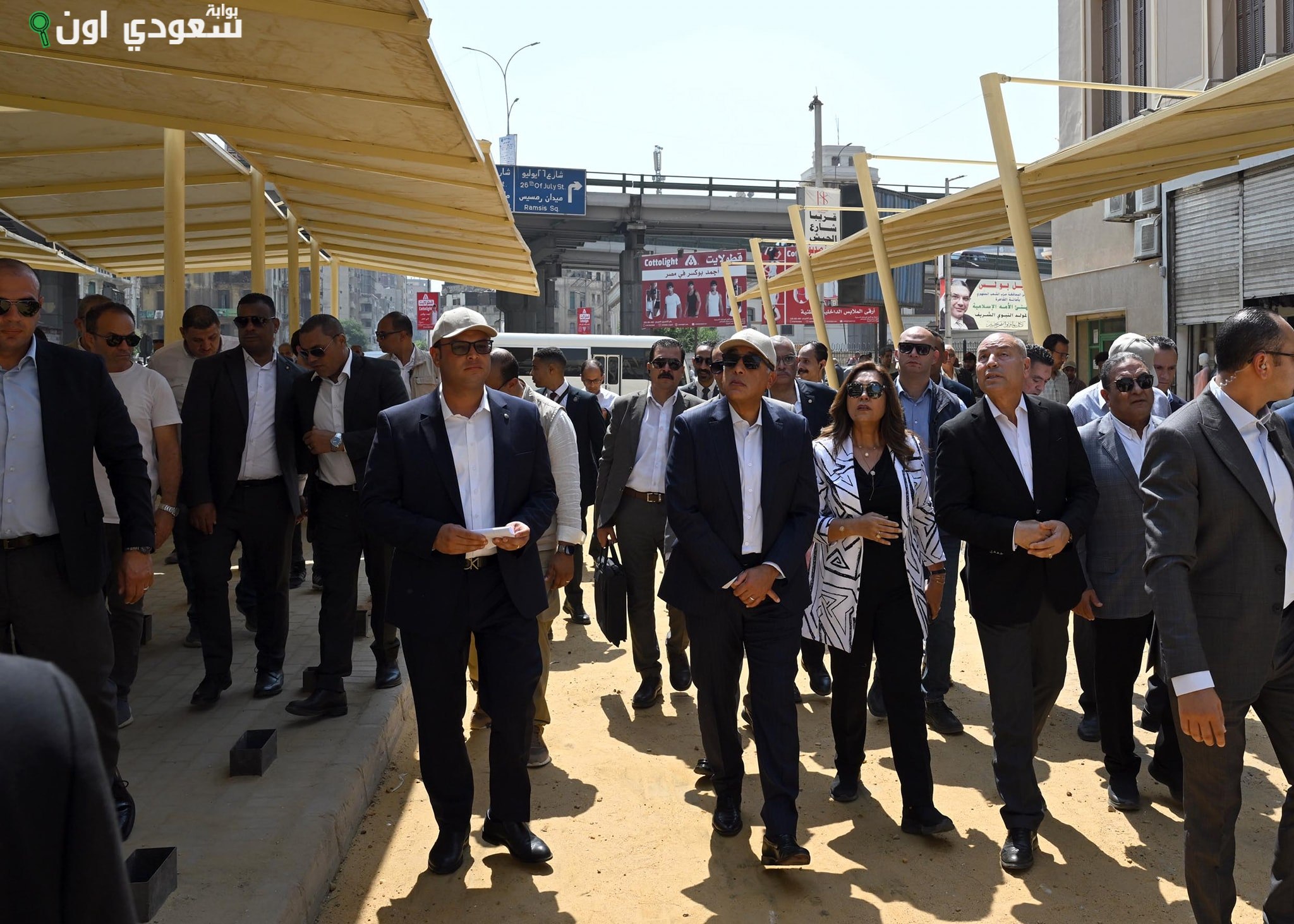 مدبولي يتفقد أعمال تطوير سوق العتبة ضمن خطة تطوير المناطق التاريخية