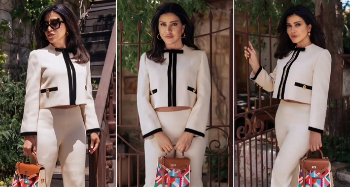 جومانا مراد بإطلالة أنيقة