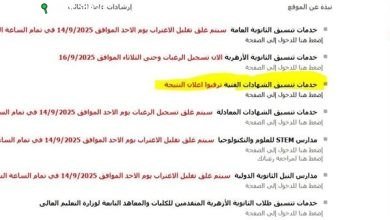 إعلان نتائج تنسيق طلاب الشهادات الفنية لعام 2025