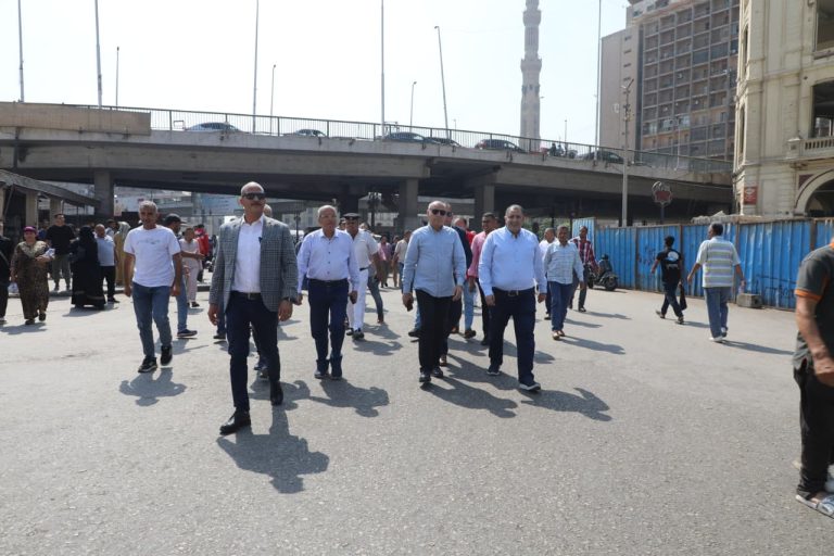 إخلاء إشغالات ميدان رمسيس ونقلة حضارية تعيد له رونقه التاريخي